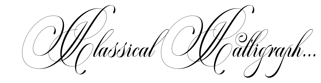 Classical Calligraphy Regular